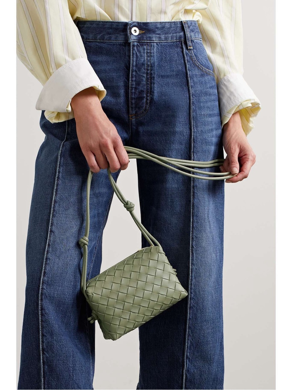 Bottega Veneta Loop mini Intrecciato leather shoulder bag